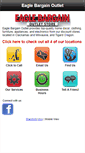 Mobile Screenshot of eaglebargainoutlet.com